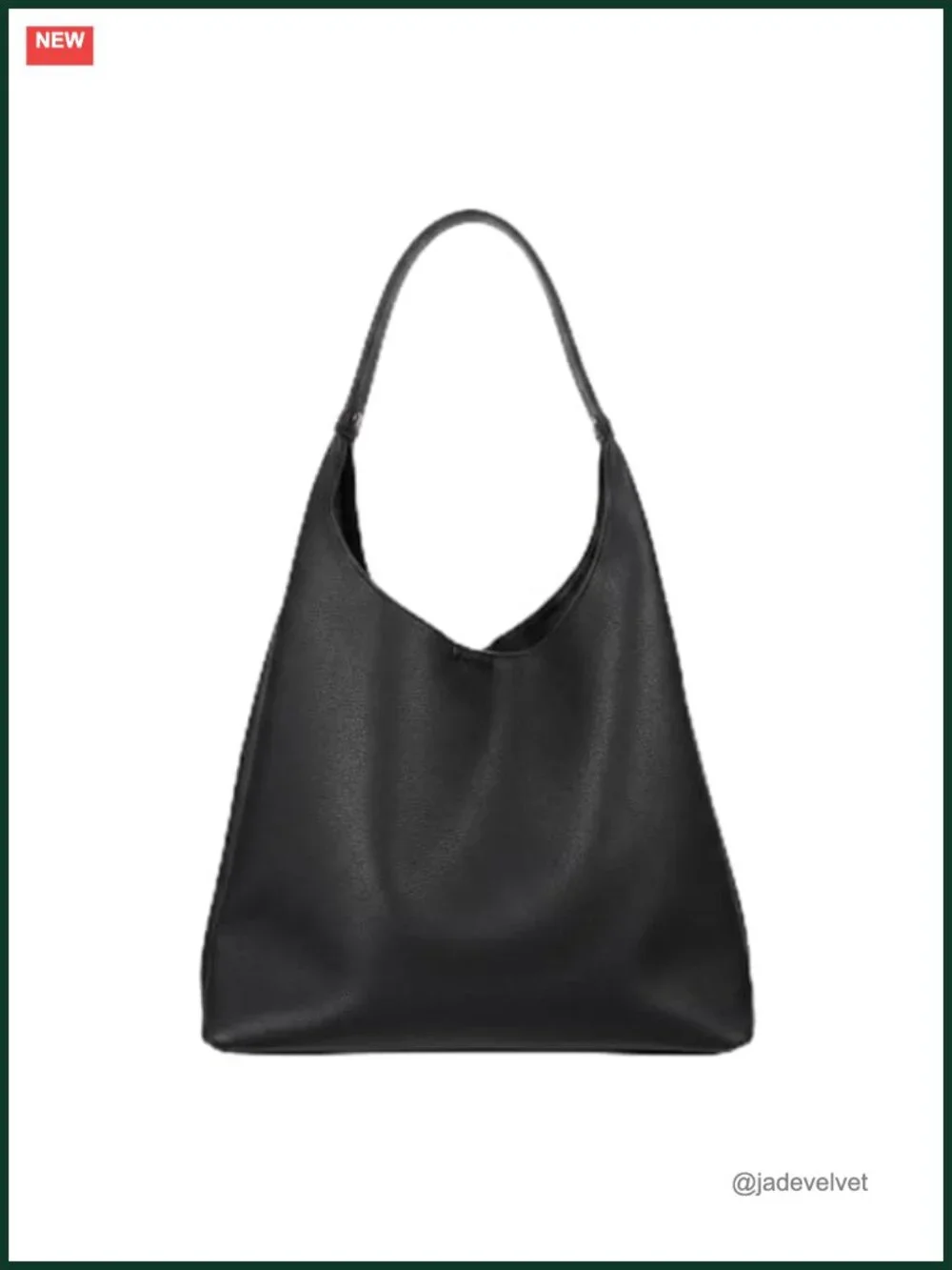 Slouchy Hobo Bag Women Vegan Leather Shoulder Tote Work Handbag
